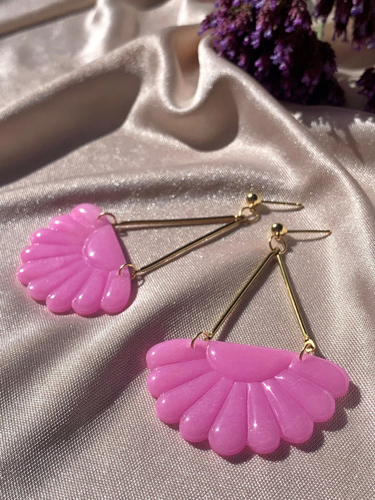 Aurora Earring in Cotton Candy Pink