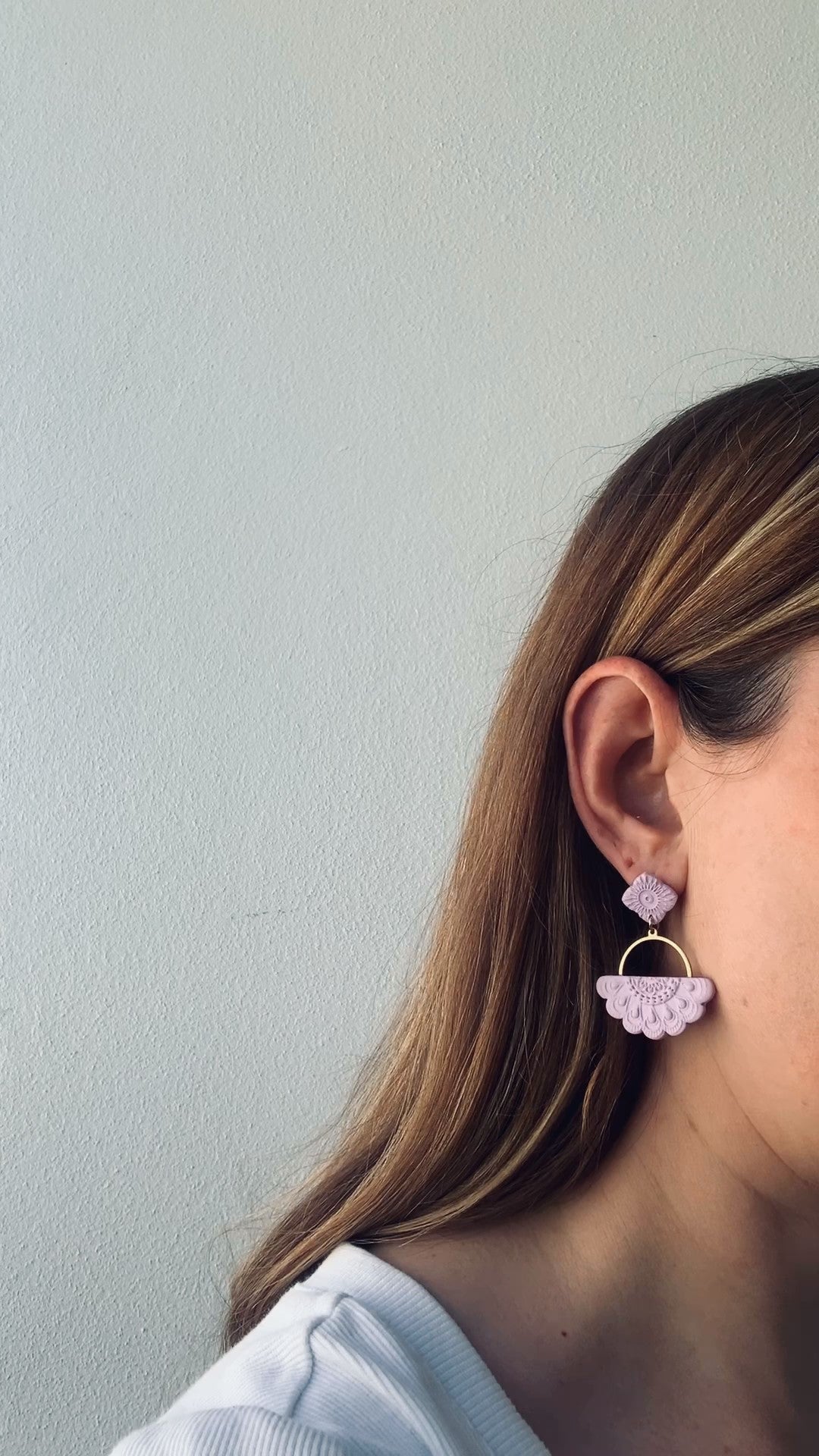 Milikra Lilac Drop Earring